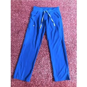 FIGS Royal Blue XS Petite Kade Cargo Scrub Pants